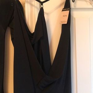 Black halter top